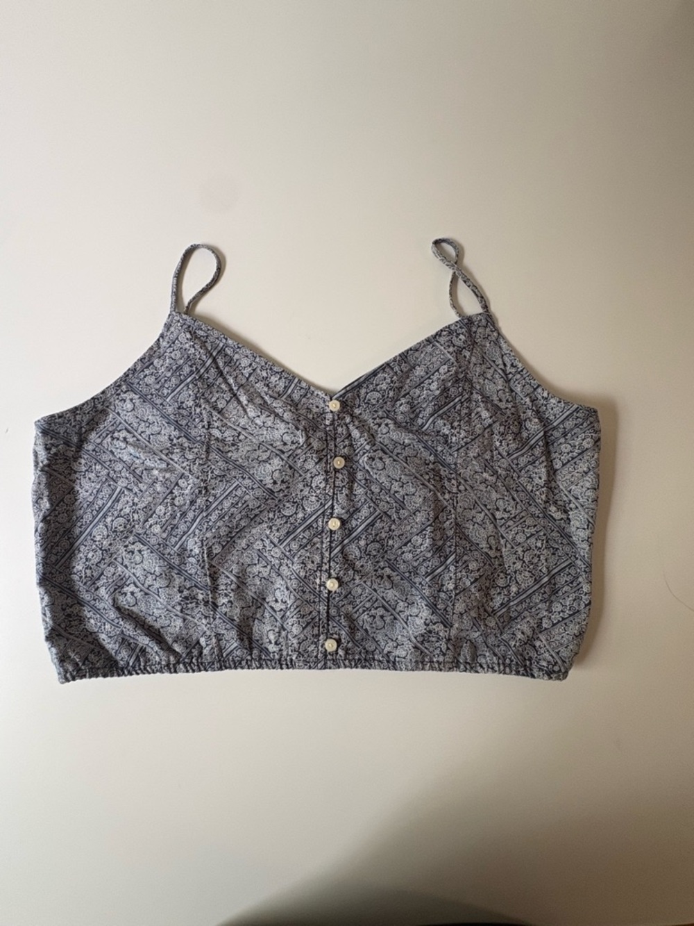 Paisley Crop Top